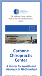 Mobile Screenshot of carbonechiropractic.com